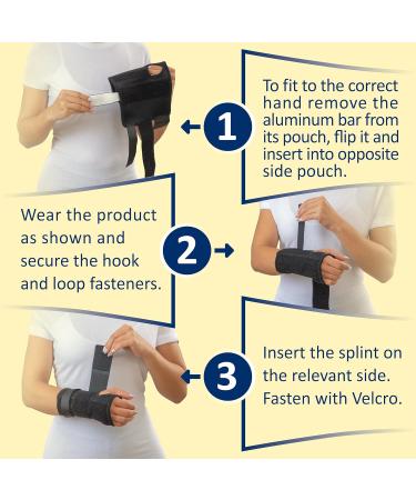 URIEL Adjustable Wrist Brace for Carpal Tunnel Relief | Night Support & Tendonitis Wrist Guard - International Shipping Available - Buy Online on GoSupps.com