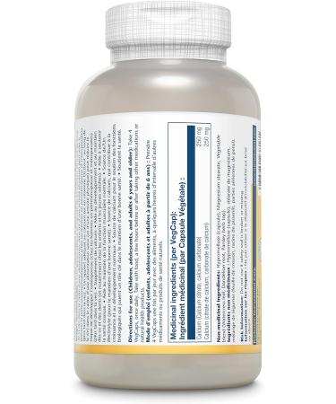 SOLARAY Calcium Citrate 1000mg | Bone Strength & Healthy Teeth | Dietary Supplement | Vegan Lab Verified | 240 Vegetarian Capsules - Buy Online on GoSupps.com