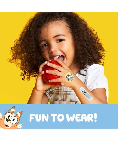 Bluey Kids Bandages - 100 CT Assorted Sizes | Flexible Adhesive Perfect for Minor Cuts & Scrapes | Great Gift & Stocking Stuffer - Buy Online on GoSupps.com