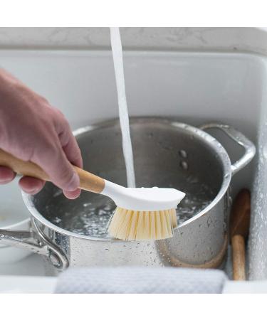Full Circle Be Good Kitchen Dish Brush with Bamboo Handle  Single Brush  White - Buy Online on GoSupps.com