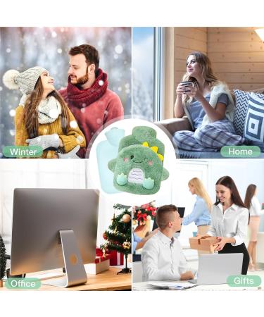 Buy Cisixin Dino Hot Water Bottle 400ml - Cozy Plush Cover for Children & Adults | Best International Shipping - Buy Online on GoSupps.com
