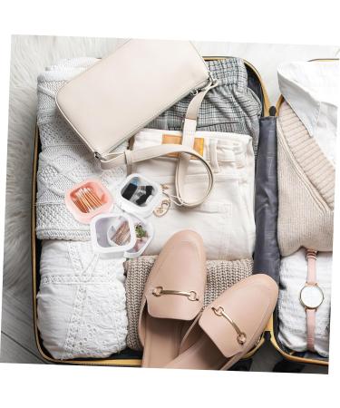 Zerodeko 3-Stage Storage Box for Hair Ropes - Small Flower-Shaped Container with Wall Hook | Travel-Friendly ABS Case for Face Masks & Accessories - Buy Online on GoSupps.com