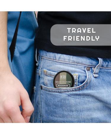 Solid Cologne Men's Woodsman Cologne Balm Woodsman Solid Cologne for men Solid Perfume (1 Ounce Woodsman) - Buy Online on GoSupps.com