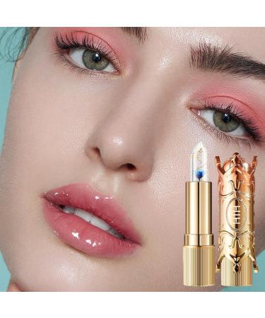  JPSDOWS Flower Jelly Lipstick Long-Lasting Nourishing Lip Gloss | Color-Changing Temperature-Changing Dry Flower Lip Balm for Jpsdows - Buy Online on GoSupps.com