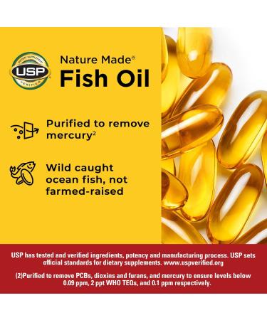 Nature Made Fish Oil Omega 3 Supplements 1200mg Softgels Omega 3 Fish Oil for Healthy Heart Support 100 Softgels 50 Day Supply 100 Count (Pack of 1) - Buy Online on GoSupps.com