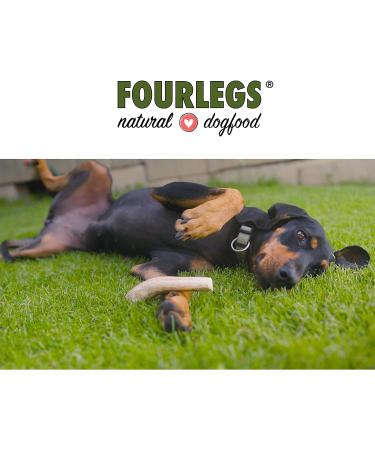 Fourles Natural Kausnack for Dogs - 100% Deer Antlers XL Halved Chew Bone Dental Care & Minerals - Premium Dog Chewing Treats - Buy Online on GoSupps.com