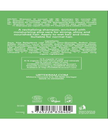 Urtekram Aloe Vera Shampoo Organic for Normal Hair - 1000 ml Citrus | Buy Internationally - Buy Online on GoSupps.com