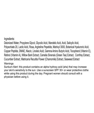 AntiAging Peel Pads-30% Glycolic Cell Renewal Peel Pads+ Salicylic Lactic Acid Argireline DMAE 50 Count (Pack of 1) - Buy Online on GoSupps.com