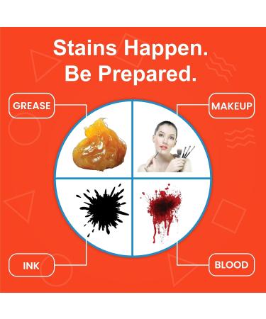 Stain Remover for Clothes - Toxin-Free Odor Eliminator Gel for Diapers & Tough Stains - Pack of 2 - Paint Blood Grease & More - Buy Online on GoSupps.com