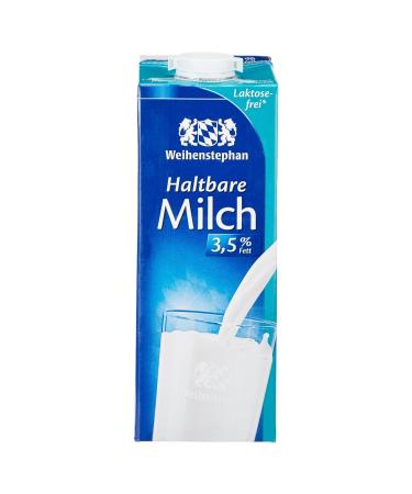 Weihenstephan Lactose-Free Long-Life Milk 3.5% - 12 x 1L Pack | International Shipping Available - Buy Online on GoSupps.com