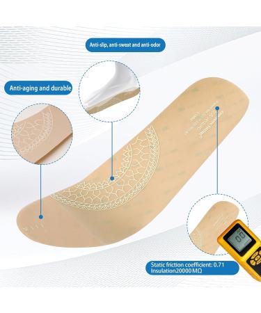 Silicone Self-Adhesive Insoles for Sneakers - Relieve Plantar Fasciitis Anti-Odor Comfortable & Dry - Size M (4.5-10/W:9-12) - 1 Pair - Buy Online on GoSupps.com