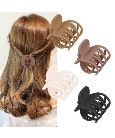 Buy Auidy_6txd Medium Claw Hair Clips - 4 Pack for Women & Girls | Ideal for Thin & Thick Hair - Durable & Stylish - Buy Online on GoSupps.com