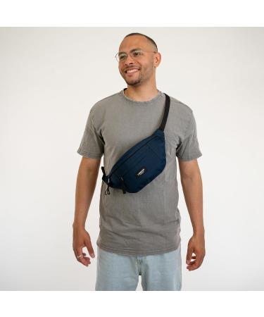 Shop Larkson Fell-Out Pocket Crossbody Bag | Stylish Water-Repellent Belt Bag for Sports & Festivals - Unisex Design in Dark Blue - Buy Online on GoSupps.com