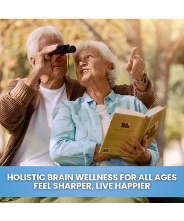 BIOFLARE Brain Wellness Supplements for Memory and Focus and Mental Clarity Natural Nootropic with Ashwagandha Bacopa Monnieri & Ginkgo Biloba Memory Pills & Brain Vitamins 60 Vegan Capsules - Buy Online on GoSupps.com