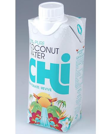 Chi 100% Pure Coconut Water (330ml x 12) - Buy Online on GoSupps.com