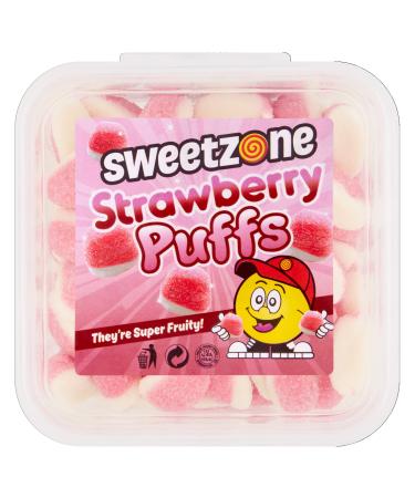 Strawberry Puffs 180G Tub HMC Certified Halal