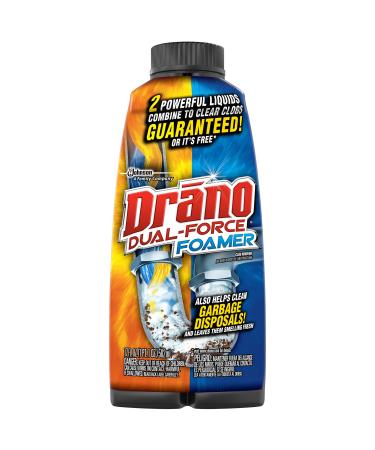 Drano Dual-Force Foamer Clog Remover, 17 fl oz Dual Force Foamer 17 Fl Oz (Pack of 1)