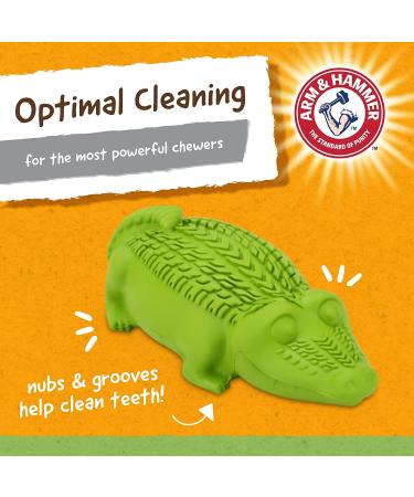 Arm & Hammer Treadz Gator Dental Toy for Strong Chewers - Large Size - Buy Online on GoSupps.com