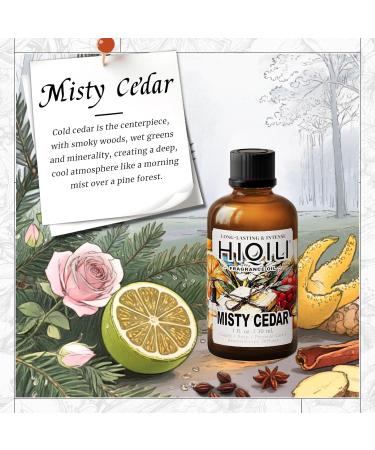 HIQILI 100ML Sandalwood Essential Oil & 30ML Misty Cedar Fragrance Oil for DIY Diffuser - Buy Online on GoSupps.com