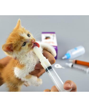 Pet Feeding Bottle & Syringe Set with Silicone Nipples - Ideal for Dogs, Cats, Puppies, and Wild Animals - Buy Online on GoSupps.com