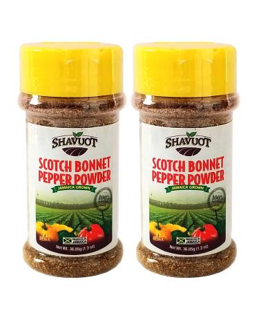 Jamaican Scotch Bonnet Pepper Powder 1.3oz - Pack of 2 | Shavuot | Spicy Seasoning - Buy Online on GoSupps.com