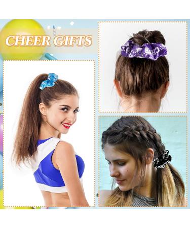 Cheer Scrunchies Bulk - 16 Pcs Cheer Hair Accessories for Girls and Women - Buy Online on GoSupps.com