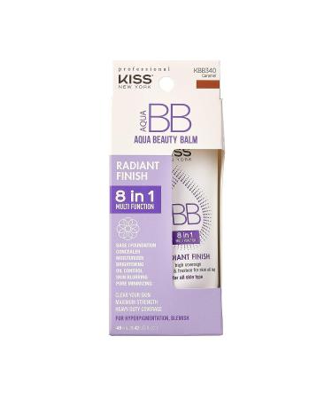 Kiss New York Aqua BB Cream 8-in-1 Multi Function Cover and Care Beauty Balm  Korean Skin Care Argan Oil Infused  Radiant Finish  Hydrating Full Coverage BB Cream 1.42 Fl Oz (Caramel) - Buy Online on GoSupps.com