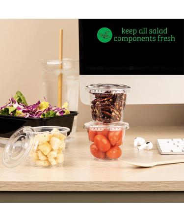 Galashield 5.5 oz Jello Shot Cups with Lids - 50 Sets | Portion & Sauce Cups - Small Plastic Containers - Buy Online on GoSupps.com
