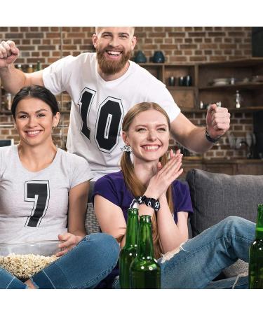 Soccer Hair Scrunchies - 20 Pieces Sport Elastic Silk Satin Hair Ties for Girls, Women, Players, Teams - Christmas Soccer Accessories (White/Black) - Buy Online on GoSupps.com