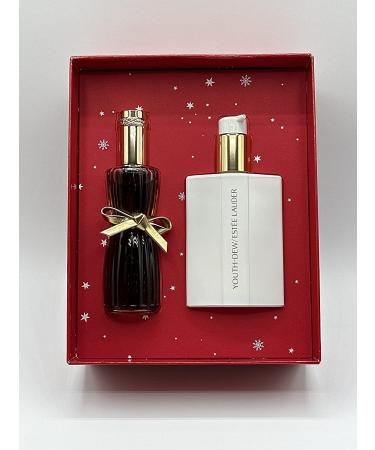 Estee Lauder Youth-Dew Rich Luxuries 2pc Set - EDP Spray (2.25 oz) + Body Satinee (3.12 oz) - Buy Online on GoSupps.com