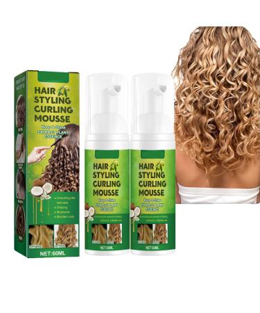 2 pi ces de mousse pour boucles ponges mousse pour boucles ponges mousse de traitement hydratant 2 pi ces x 60 ml cheveux 2
