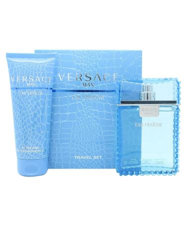 Versace Eau Fraiche 2 Pcs Set For Men: 3.4 Sp (travel Set)