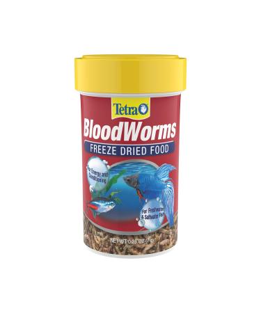 Tetra BloodWorms Freeze-Dried Food for Freshwater and Saltwater Fish