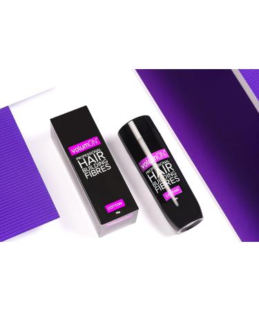 Professional Hair Building Fibres - Black Cotton Hair Loss Concealer | 28g | 30 Uses - Shop Now for Instant Confidence - Buy Online on GoSupps.com