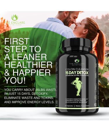 Colon Cleanse Detox: 15-Day Fast-Acting Cleanse Diet Pills with Probiotic, Fiber & Natural Laxatives for Constipation Relief & Gut Health - Boosts Energy & Focus - Buy Online on GoSupps.com