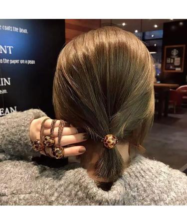 Shop Tseenyi Pearl Rubber Bands | Champagner Pearls Hair Rope for Women & Girls - Stylish Hair Accessories - Buy Online on GoSupps.com