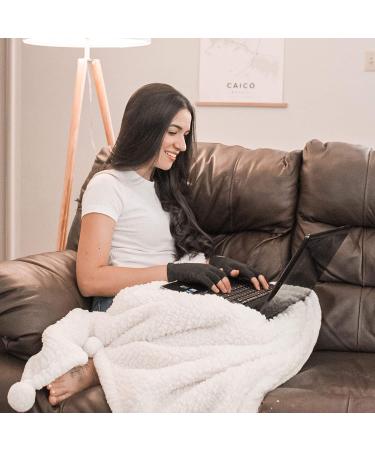 Vital Salveo Fingerless Recovery Gloves | Circulation Gloves for Typing & Texting | Dark Grey S/M - Pair - Buy Online on GoSupps.com