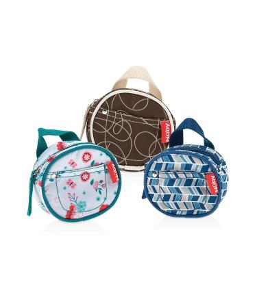 Nuby Pacifier Hygienic Paci-Pouch Combo for Travel - Set of 3 | Convenient Pacifier Storage Solution - Buy Online on GoSupps.com