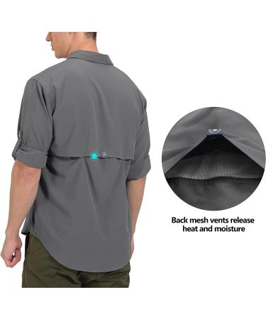 Little Donkey Andy Men's UPF 50 UV Protection Long Sleeve Shirt - Castlerock, X-Large - Buy Online on GoSupps.com