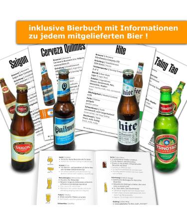 Unique Men's Gift Set: 9 Premium International Beers Perfect Birthday Gift for Him - Buy Online on GoSupps.com