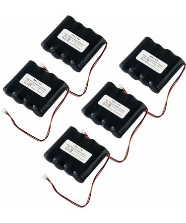 Synergy Digital Replacement Batteries Compatible with Saflok X-GAA-FC42 Replacement (Alkaline 6V 2200 mAh) Replacement for Saflok X-GAA-FC42 Battery Combo-Pack Includes: 5 x DL-12 Batteries