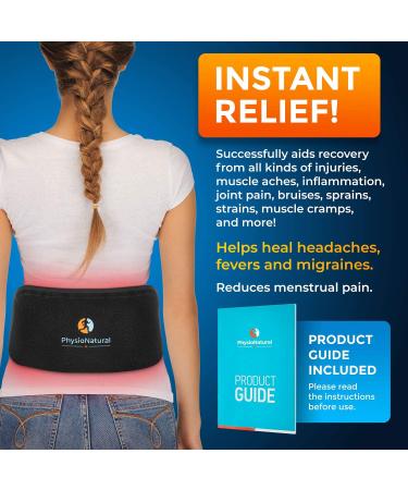 Reusable Gel Pack for Cold Therapy - Instant Relief for Back Pain, Sore Shoulders, Swollen Knees - Ideal for Injuries, Arthritis, Sprains, Aches - Surgery Recovery - Buy Online on GoSupps.com