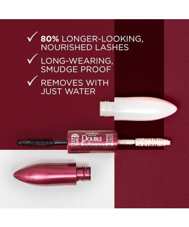 L Or al Paris Double Extend Beauty Tubes Eyelash Lengthening Mascara Blackest Black Smudge-Free Formula to Nourish Lashes 5ml & True Match Lumi Glotion Natural Glow Enhancer Lotion 1.35 Ounces - Buy Online on GoSupps.com