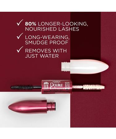 L'Oreal Double Extend Mascara 575 Blackest Black - 0.17 oz | Long-Lasting Volume & Length - Buy Online on GoSupps.com