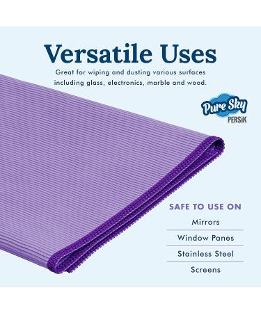 Pure-Sky Ultra Microfiber Window Cleaning Cloth - Streak-Free Magic Towel for Windows, Glass, Mirrors, and Screens - No Detergents Needed - Leaves No Wiping Marks - 1 Cloth - Buy Online on GoSupps.com