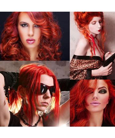 Acosexy Red Temporary Hair Color Wax Dye for Kids - Fashionable, Disposable, and Natural Hair Styling Pomade for Parties and Cosplay - Buy Online on GoSupps.com