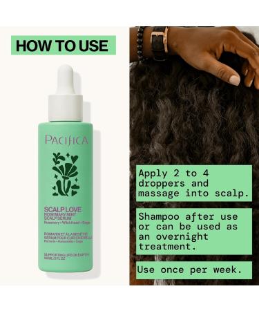 Pacifica Scalp Love Rosemary Mint Serum 2 fl oz (pack of 1) - Buy Online on GoSupps.com