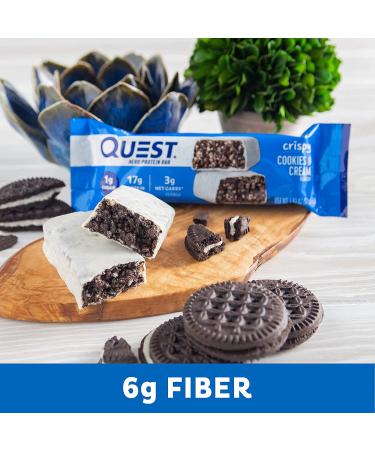 Quest Nutrition Cookies & Cream Hero Bar - 12 Count | Healthy Protein Snack - Buy Online on GoSupps.com