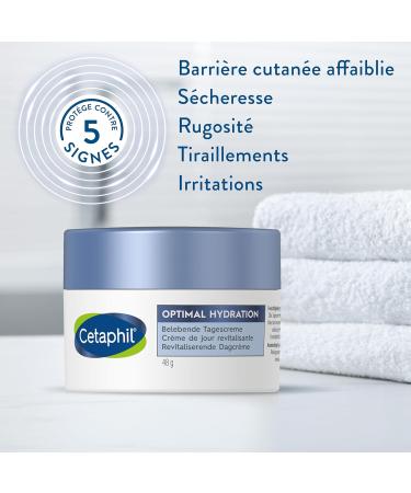 Cetaphil Optimal Hydration Face Cream for all skin types HydroSensitiv Complex & Hyaluronic Acid - Buy Online on GoSupps.com
