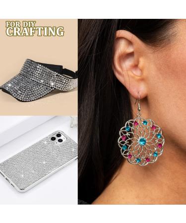 4520 Pcs Flatback Round Multicolor Nail Art Rhinestones Kit | 12 Colors Crystal Rhinestones, Pickup Pencil & Tweezer | Home & Pro Use - ColorfulTransparen - Buy Online on GoSupps.com